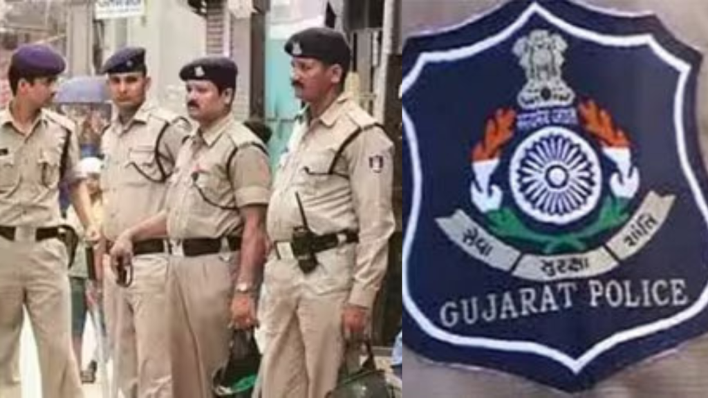 Gujarat police collect drugs 