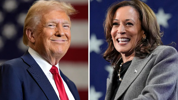 Donald Trump or Kamala Harris ? અમેરિકનો તેમના આગામી પ્રમુખને ચૂંટવા માટે મતદાન .