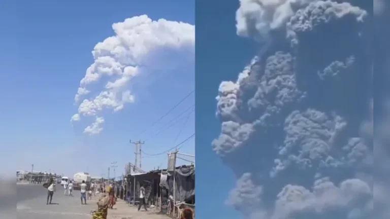 Ethiopian Volcano Erupts