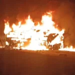 Karnataka  Bus Goes Up In Flames:  ટ્રક સાથે અથડાયા બાદ બસમાં આગ લાગતાં 10 લોકોના મોત.